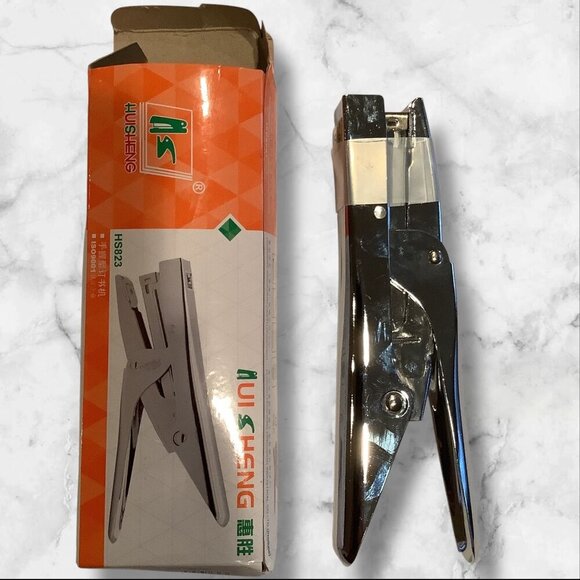 HuiSheng HS823 Heavy-Duty Metal Handheld Manual Hand Stapler For Office & School - Picture 4 of 10